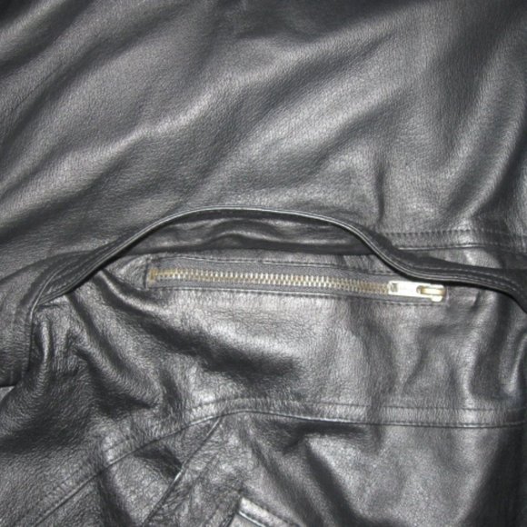 Greg Bell Black Leather Coat - Picture 10 of 13